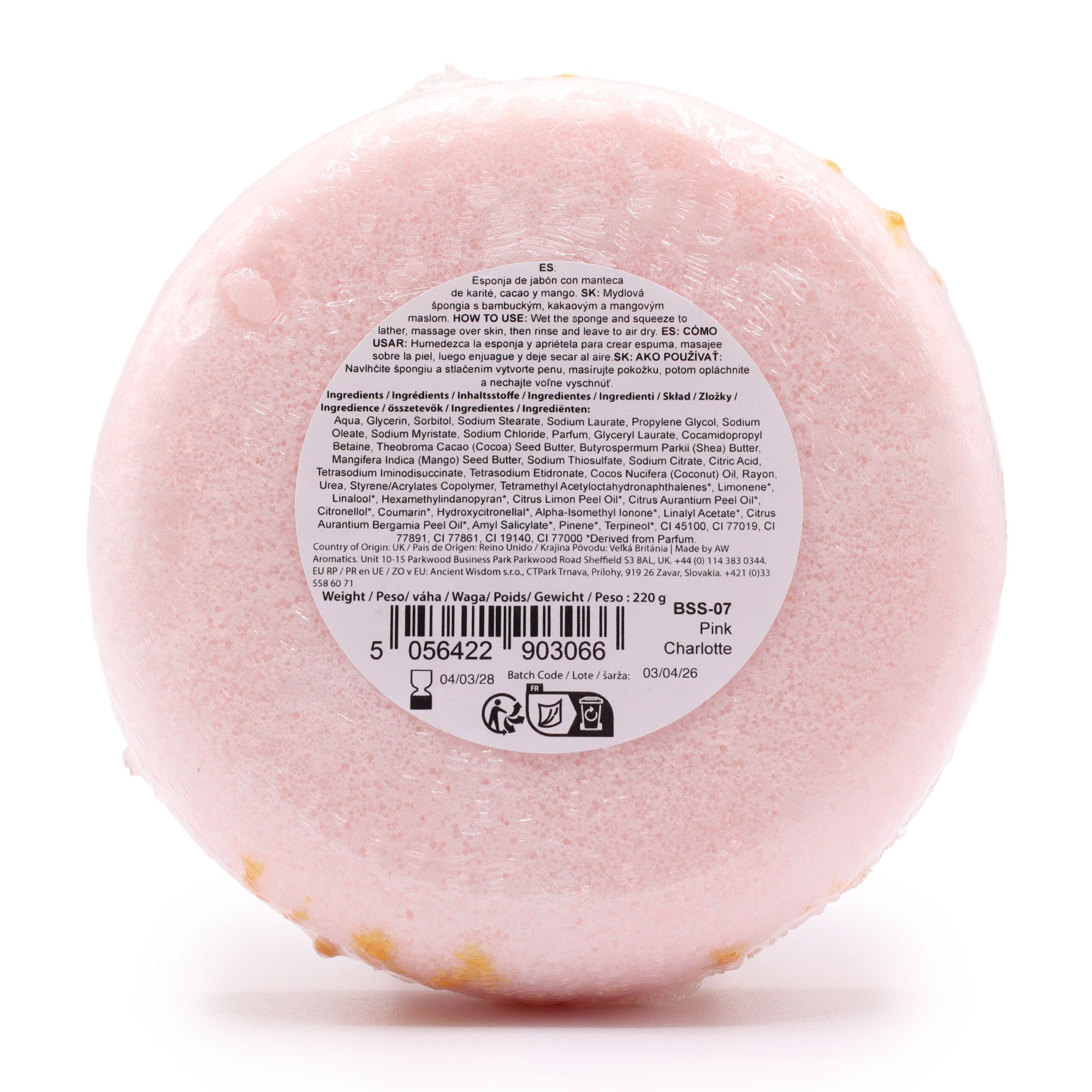 Butter Bubble Soap - Pink Charlotte - Image 2