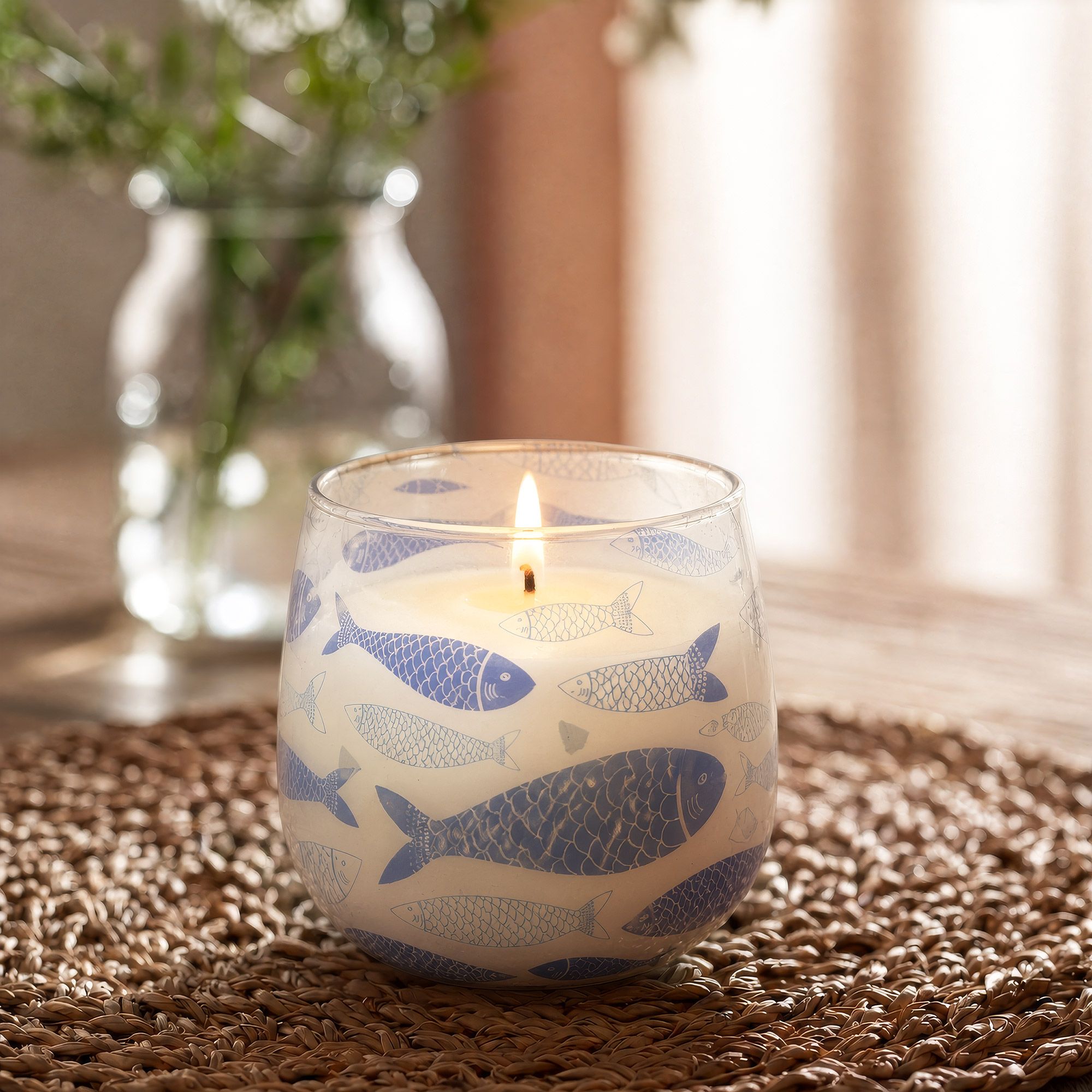 Medium Glass Jar Candles - Seabreeze - Image 2