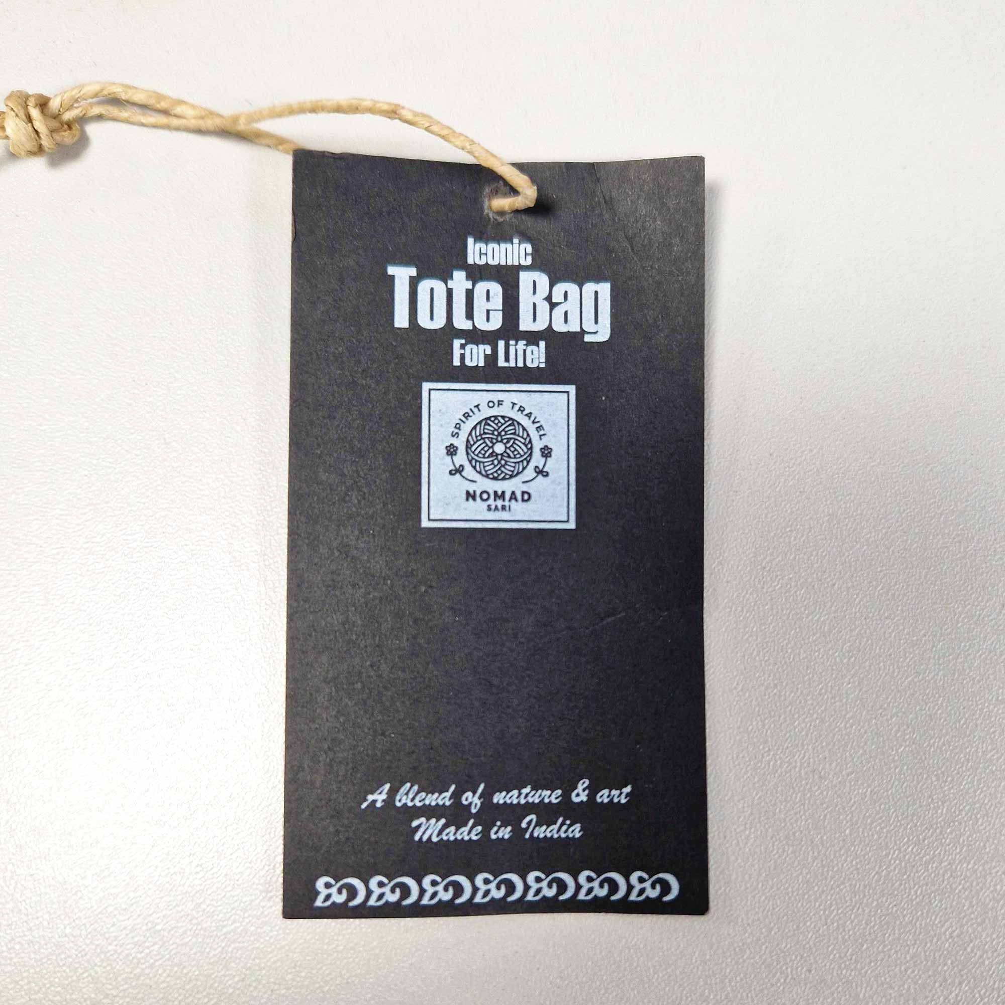 Iconic Classic Tote Bag - It's a Dogs Life - White 10oz - Image 5