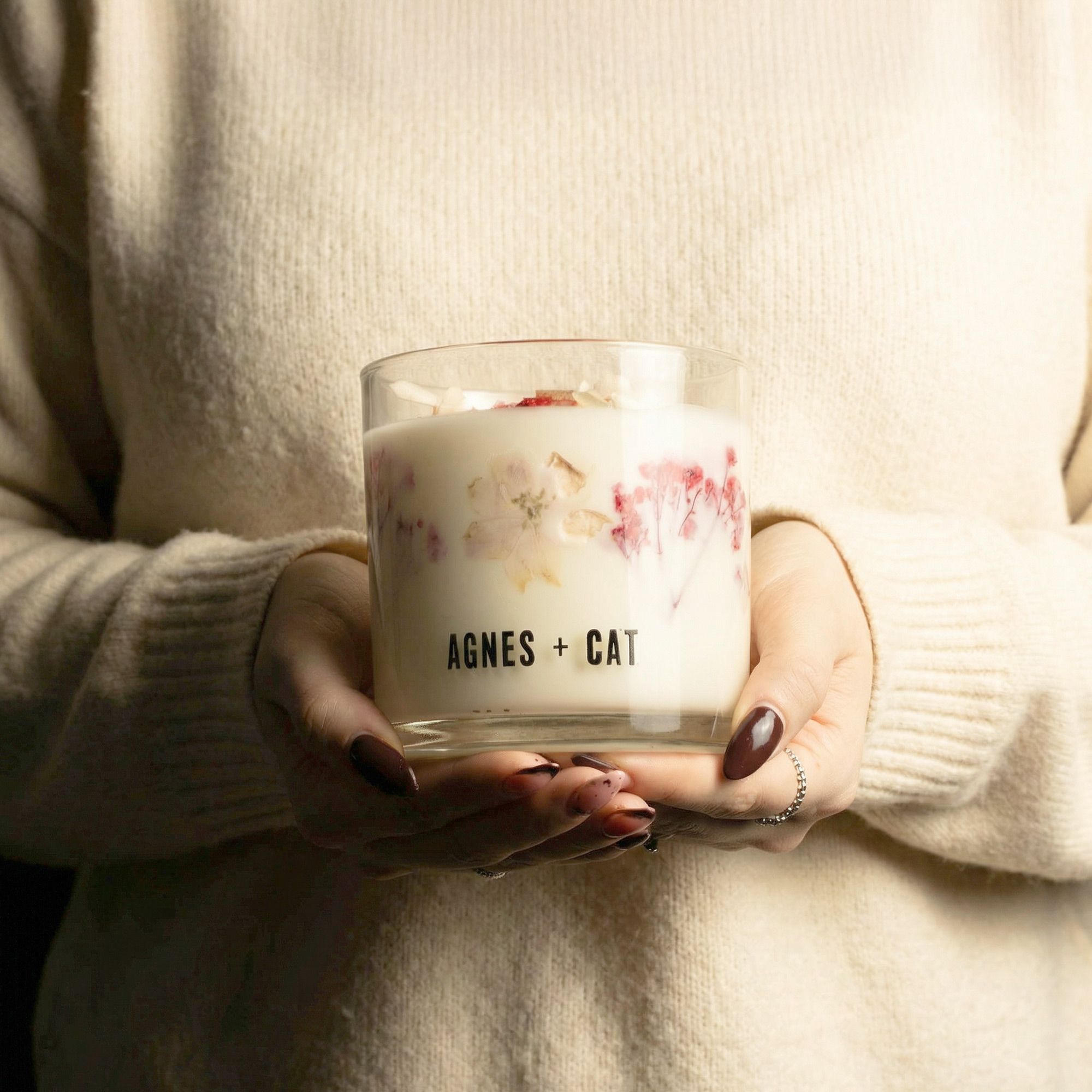 Agnes + Cat Botanical Soy Wax Candle - Seasalt & Moss - Image 8