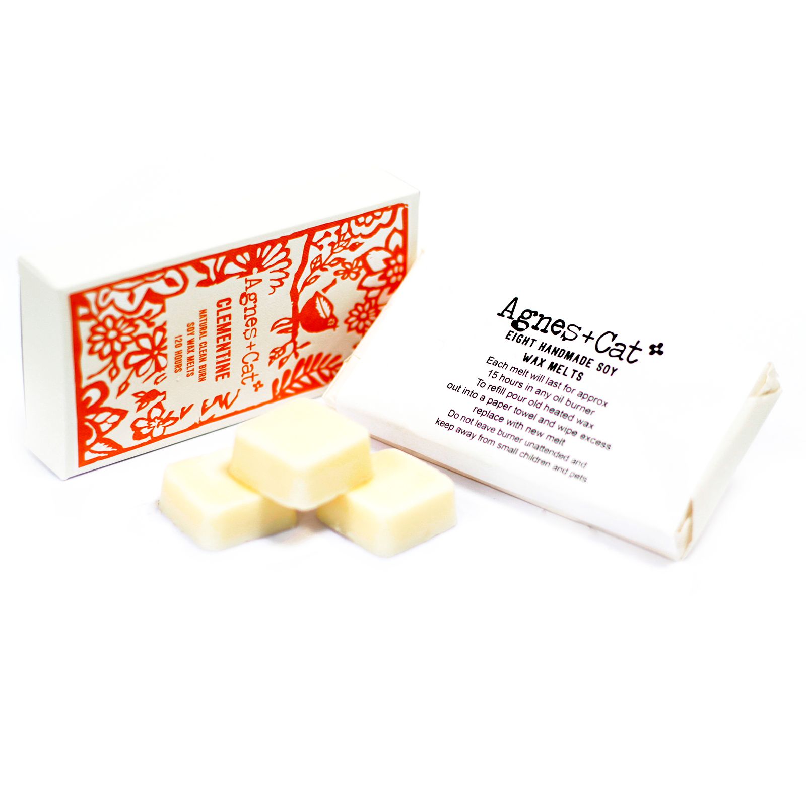 Agnes + Cat Box of 8 Wax Melts - Clementine - Image 2